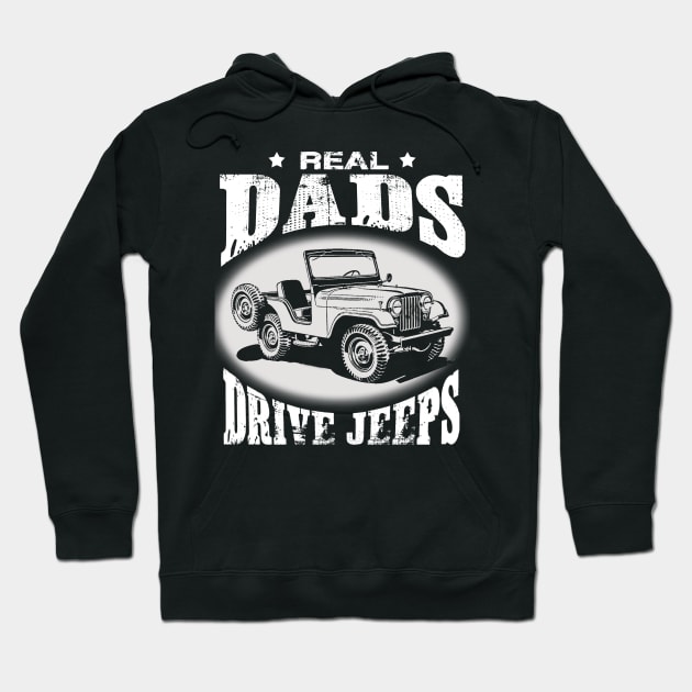 The Best Dads drive jeeps father's day jeep men jeep papa jeeps lover jeep offroad jeep Hoodie by Carmenshutter